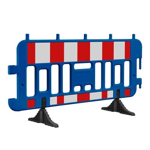  WEMAS Absperrgitter Absperrgitter 2,0 m blau, RA1 weiß/rot 12451585